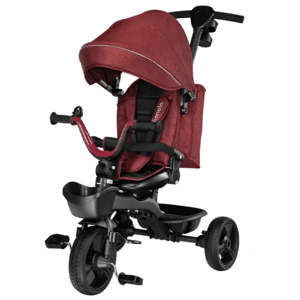 Triciclu Lionelo Kori 25 kg/ Burgundy photo 1