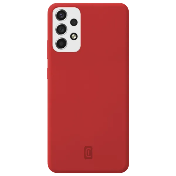 Husă pentru smartphone Samsung Galaxy A53 Cellularline/ Back/ Soft/ Red photo 1