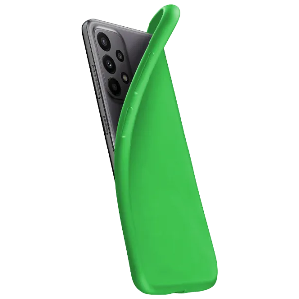 Husă pentru smartphone Samsung Galaxy A23 4G Cellularline/ Back/ Silicon/ Green photo 1 Husă pentru smartphone Samsung Galaxy A23 4G Cellularline/ Back/ Silicon/ Green photo 1
