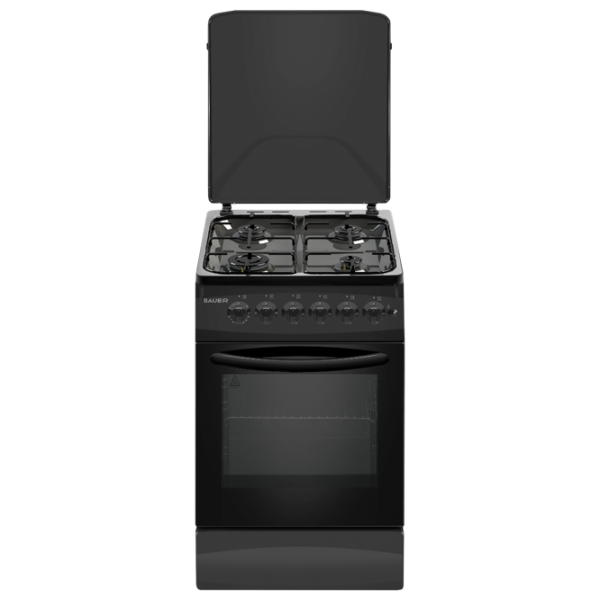 Плита Bauer TE 5640 BLI Газовая/ Черный/ Матовый photo 1