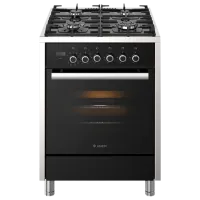 Aragaz Gefest 6702-04 Pe gaz/ Black/ Inox