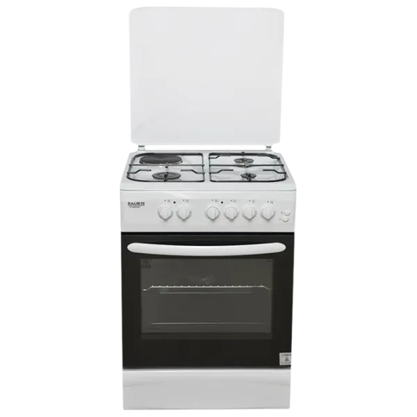 Aragaz Bauer TE 6631 WIS Combinată/ White/  photo 1