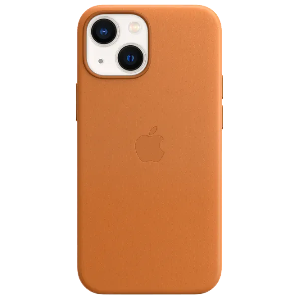Husă pentru smartphone Apple iPhone 13 mini Apple/ MagSafe/ Piele/ Gold Brown photo 1 Husă pentru smartphone Apple iPhone 13 mini Apple/ MagSafe/ Piele/ Gold Brown photo 1
