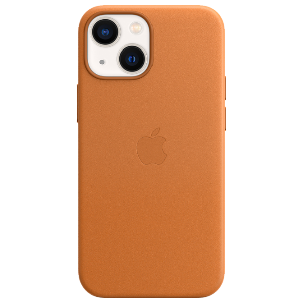 Husă pentru smartphone Apple iPhone 13 mini Apple/ MagSafe/ Piele/ Gold Brown photo 1 Husă pentru smartphone Apple iPhone 13 mini Apple/ MagSafe/ Piele/ Gold Brown photo 1