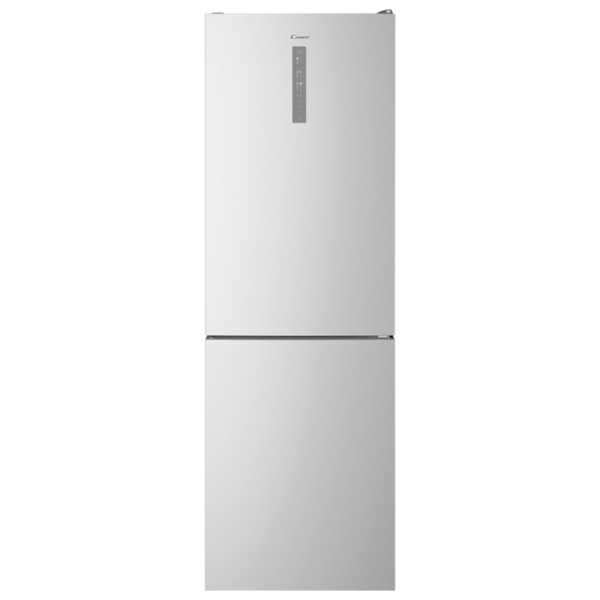 Frigider Candy CCE7T618ES cu congelator jos 341 l / 185 cm / Silver photo 1