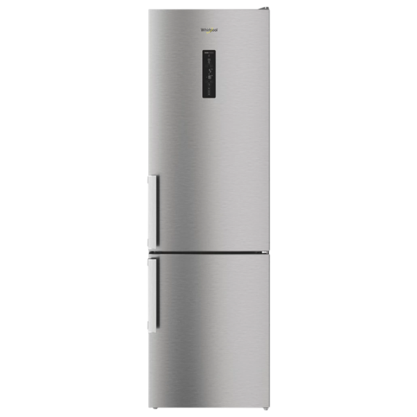 Frigider Whirlpool WTS 7201 MX cu congelator jos 322 l / 196 cm / Inox photo 1
