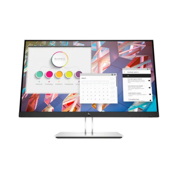 Монитор HP E24 G4 23.8" Full HD 60 Гц/ 5 мс/ Серебристый photo 1