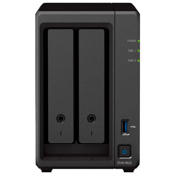 Сетевое хранилище Synology DVA1622 Черный photo 1