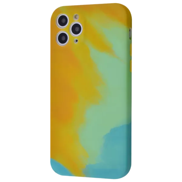 Husă pentru smartphone Apple iPhone 11 WAVE/ Back/ TPU/ Green Yellow photo 1