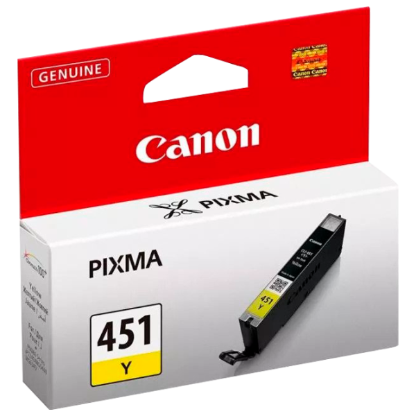 Cartuş Canon CLI-451Y Yellow/ Original/ Inkjet photo 1