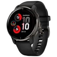 Ceas inteligent Garmin Venu 2S Plus 1.3"/ 010-02496-11/ Silver Black