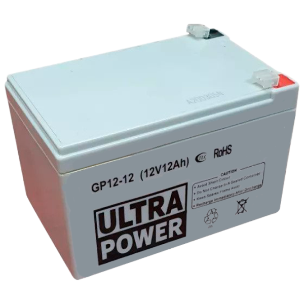 Аккумуляторная батарея для ИБП Ultra Power GP12-12 12 В 12 Ач Серый photo 1