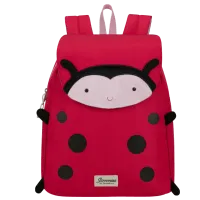 Ghiozdan pentru copii Samsonite Happy Sammies Eco Ladybug Lally S+ Red  / Black Red / 11l
