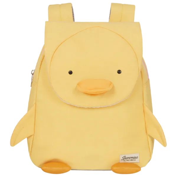 Ghiozdan pentru copii Samsonite Happy Sammies Eco Rața Dodie S Yellow  / Pink Yellow / 7.5l photo 1