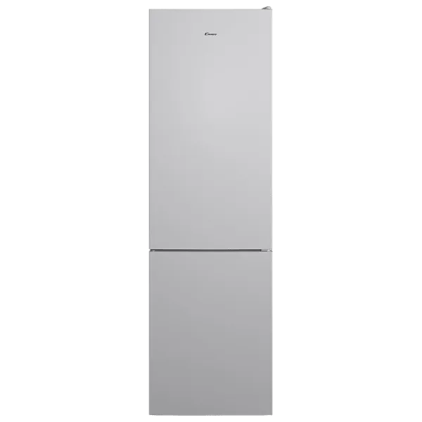 Frigider Candy CCE3T620FS cu congelator jos 377 l / 200 cm / Silver photo 1