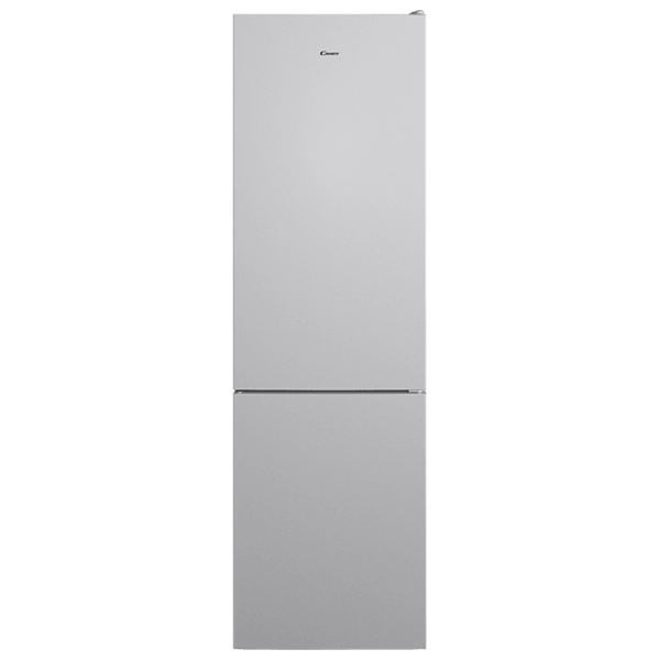 Frigider Candy CCE3T620FS cu congelator jos 377 l / 200 cm / Silver photo 1