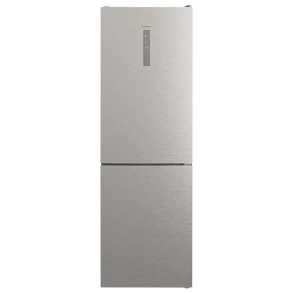 Frigider Candy CCE7T618EX cu congelator jos 341 l / 185 cm / Inox photo 1