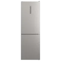Frigider Candy CCE7T618EX cu congelator jos 341 l / 185 cm / Inox