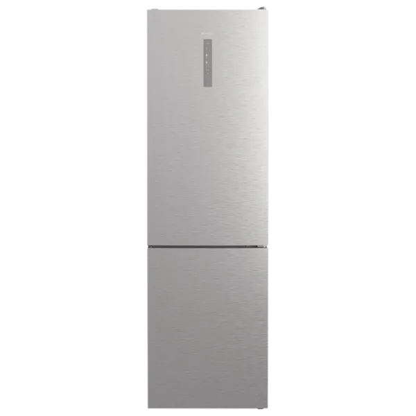 Frigider Candy CCE7T620EX cu congelator jos 377 l / 200 cm / Inox photo 1