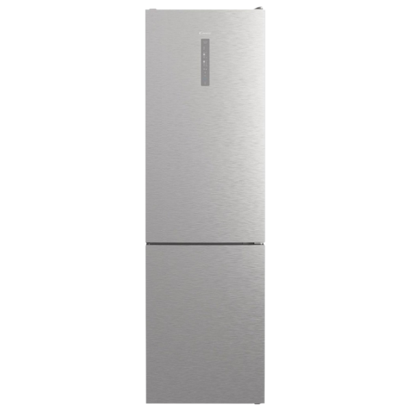 Frigider Candy CCE7T620EX cu congelator jos 377 l / 200 cm / Inox photo 1
