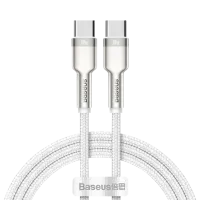 Кабель для телефона CATJK-D02 Baseus USB Type-C + USB Type-C 2 м/ Белый