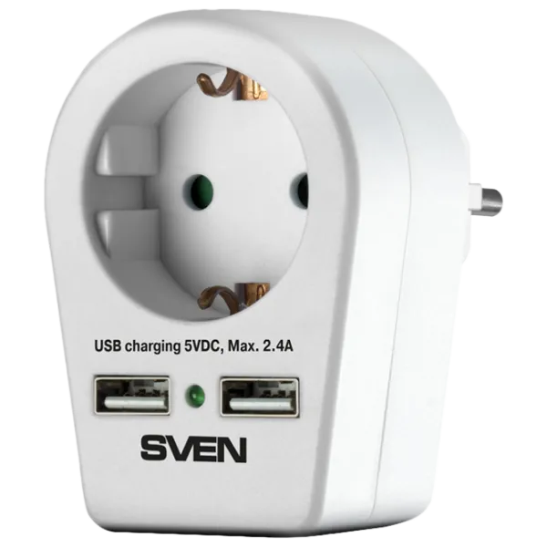Prelungitor Sven SF-S1U White photo 1 Prelungitor Sven SF-S1U White photo 1