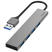 Адаптер Hama 200114 USB Type-A/ Серебристый