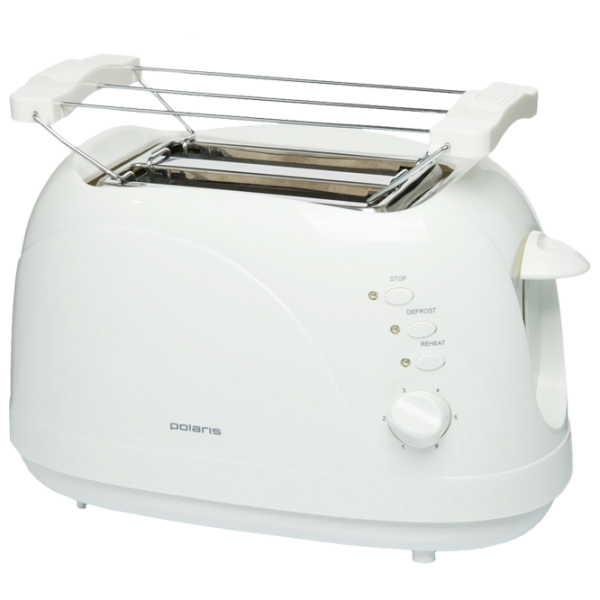 Тостер Polaris PET0702L Механическое/ 750 Вт/ Белый photo 1