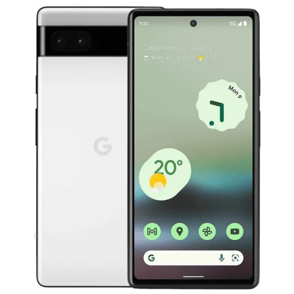 Google Pixel 6a 6 GB/ 128 GB/ Dual SIM/ White Chalk photo 1