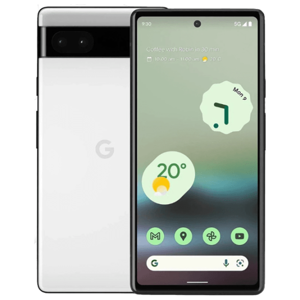 Google Pixel 6a 6 GB/ 128 GB/ Dual SIM/ White Chalk photo 1
