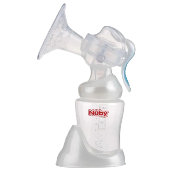 Pompă de sân Nuby NV01001 Manuală/ 240 ml photo 1