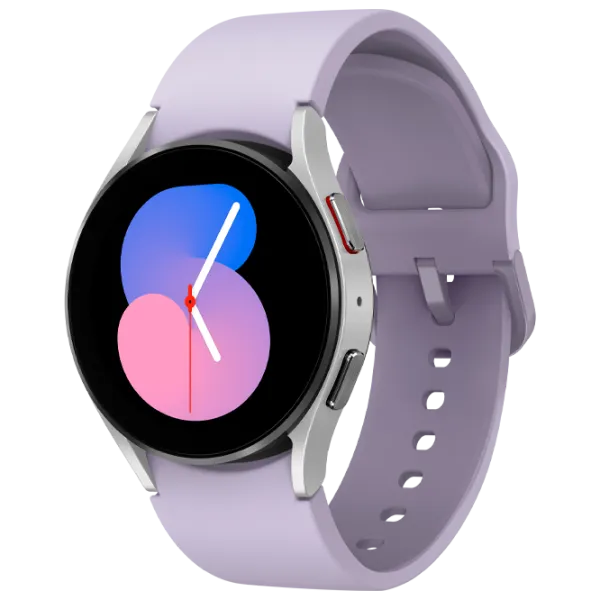 Ceas inteligent Samsung Galaxy Watch5 1.19"/ 40mm/ Silver - Purple photo 1