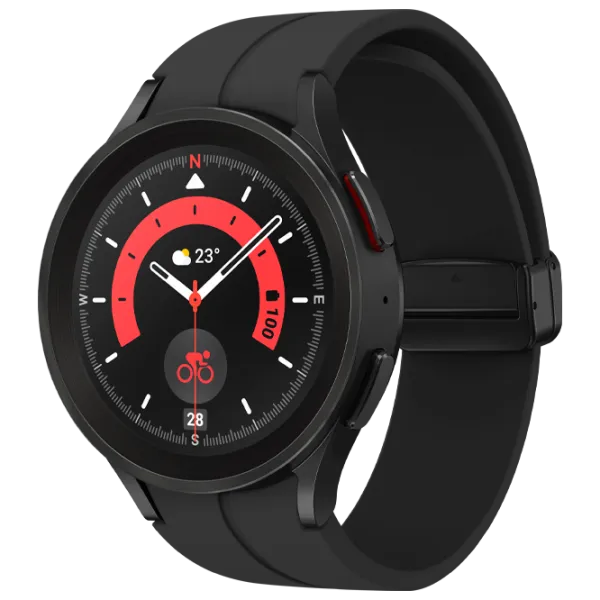 Ceas inteligent Samsung Galaxy Watch5 Pro  1.36" / 45 mm / Black - Black /  photo 1