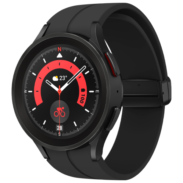 Ceas inteligent Samsung Galaxy Watch5 Pro  1.36" / 45 mm / Black - Black /  photo 1