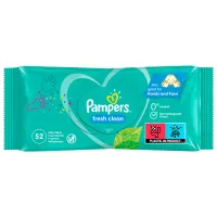 Влажные салфетки Pampers Fresh Clean 1 x 52 для младенцев