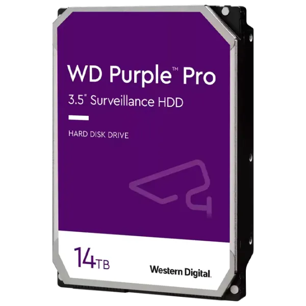 HDD Western Digital Purple Pro Surveillance 14 TB WD141PURP/ Silver photo 1