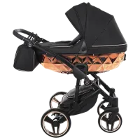 Cărucior pentru copil Junama Mirror JUMIR01/ Black