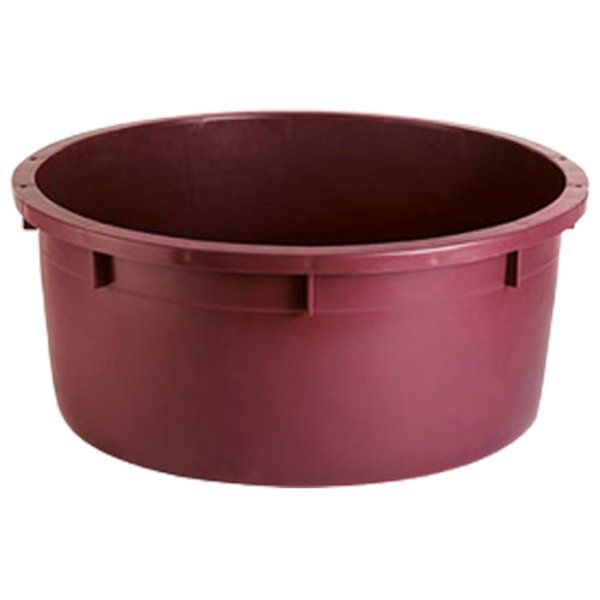 Кадка для вина Uniplast 37280R 130 л 80 см/ Красный photo 1