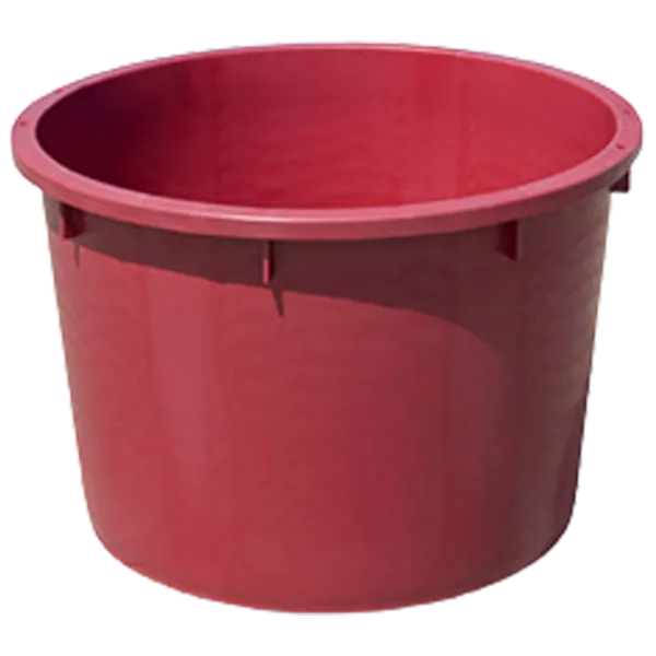 Кадка для вина Uniplast 37292R 220 л 80 см/ Красный photo 1