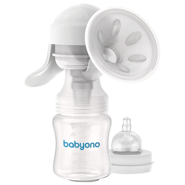 Pompă de sân BabyOno ANATOMY Manuală/ 150 ml photo 1 Pompă de sân BabyOno ANATOMY Manuală/ 150 ml photo 1