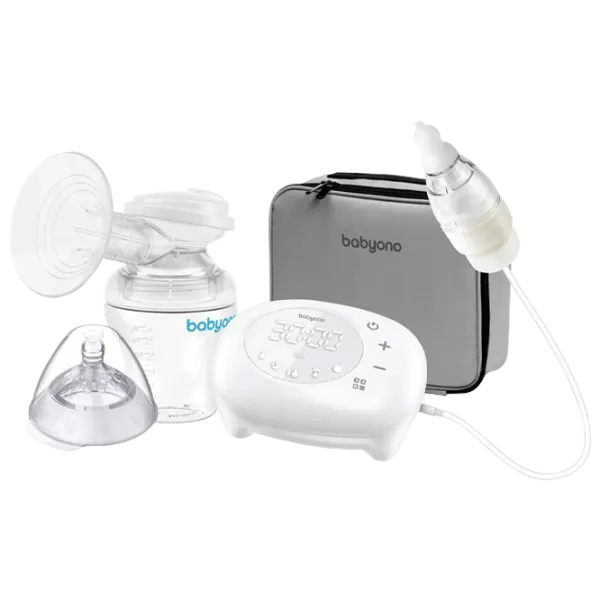 Pompă de sân BabyOno Compact Plus Electrică/ 180 ml photo 1