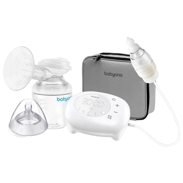Pompă de sân BabyOno Compact Plus Electrică/ 180 ml photo 1