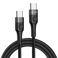 Кабель для телефона A4 Jellico USB Type-C + USB Type-C 1.2 м/ Black