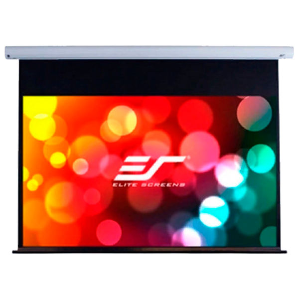 Ecran pentru proiector EliteScreens Saker Electric 125 cm/ 222 cm/ Pe perete/ White photo 1