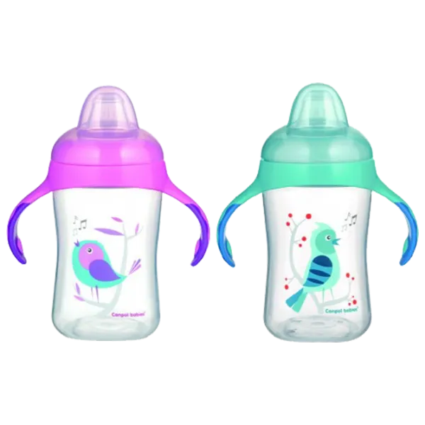 Sticluță Canpol 56/ 519 300 ml 6 luni/ Plastic/ Transparent photo 1 Sticluță Canpol 56/ 519 300 ml 6 luni/ Plastic/ Transparent photo 1