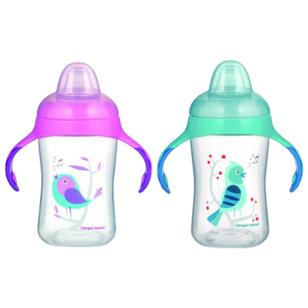 Sticluță Canpol 56/ 519 300 ml 6 luni/ Plastic/ Transparent photo 1 Sticluță Canpol 56/ 519 300 ml 6 luni/ Plastic/ Transparent photo 1