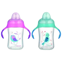 Sticluță Canpol 56/ 519 300 ml 6 luni/ Plastic/ Transparent