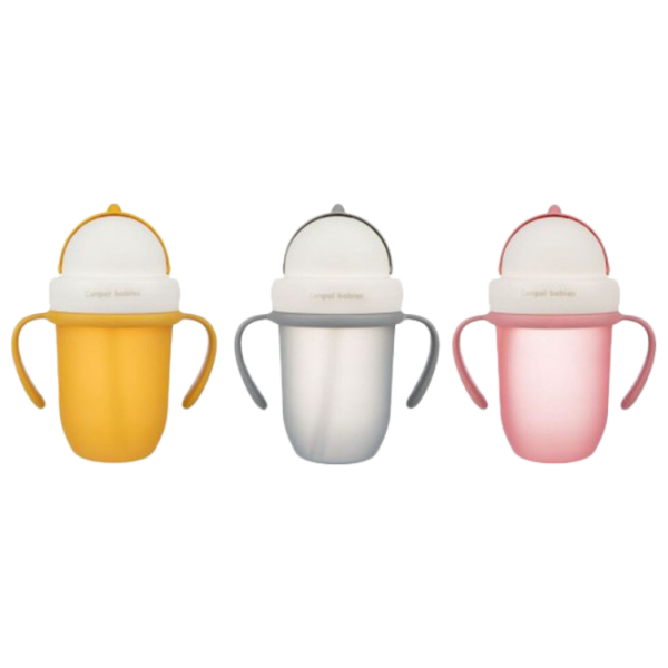Sticluță Canpol 56/ 522 210 ml 9 luni/ Silicon, plastic/ Yellow photo 1 Sticluță Canpol 56/ 522 210 ml 9 luni/ Silicon, plastic/ Yellow photo 1
