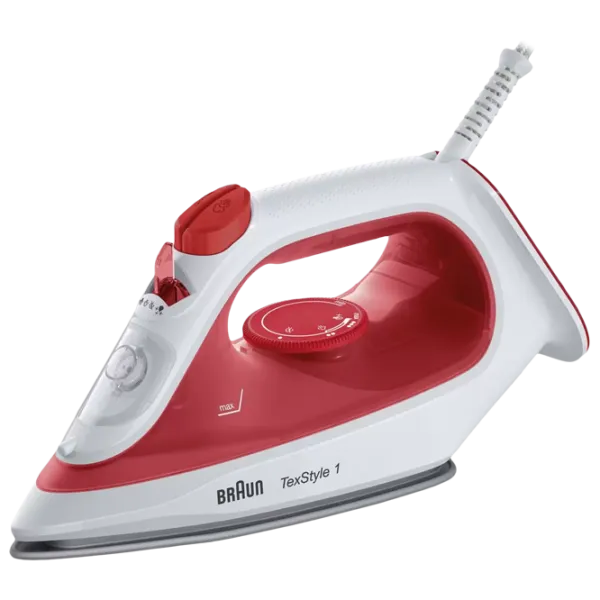 Fier de călcat Braun SI1019RD Clasic/ 1900 W/ Red photo 1 Fier de călcat Braun SI1019RD Clasic/ 1900 W/ Red photo 1