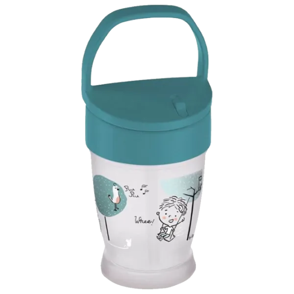 Sticluță cu pai Canpol 35/ 354 250 ml 12 luni/ Silicon, plastic/ Blue photo 1 Sticluță cu pai Canpol 35/ 354 250 ml 12 luni/ Silicon, plastic/ Blue photo 1